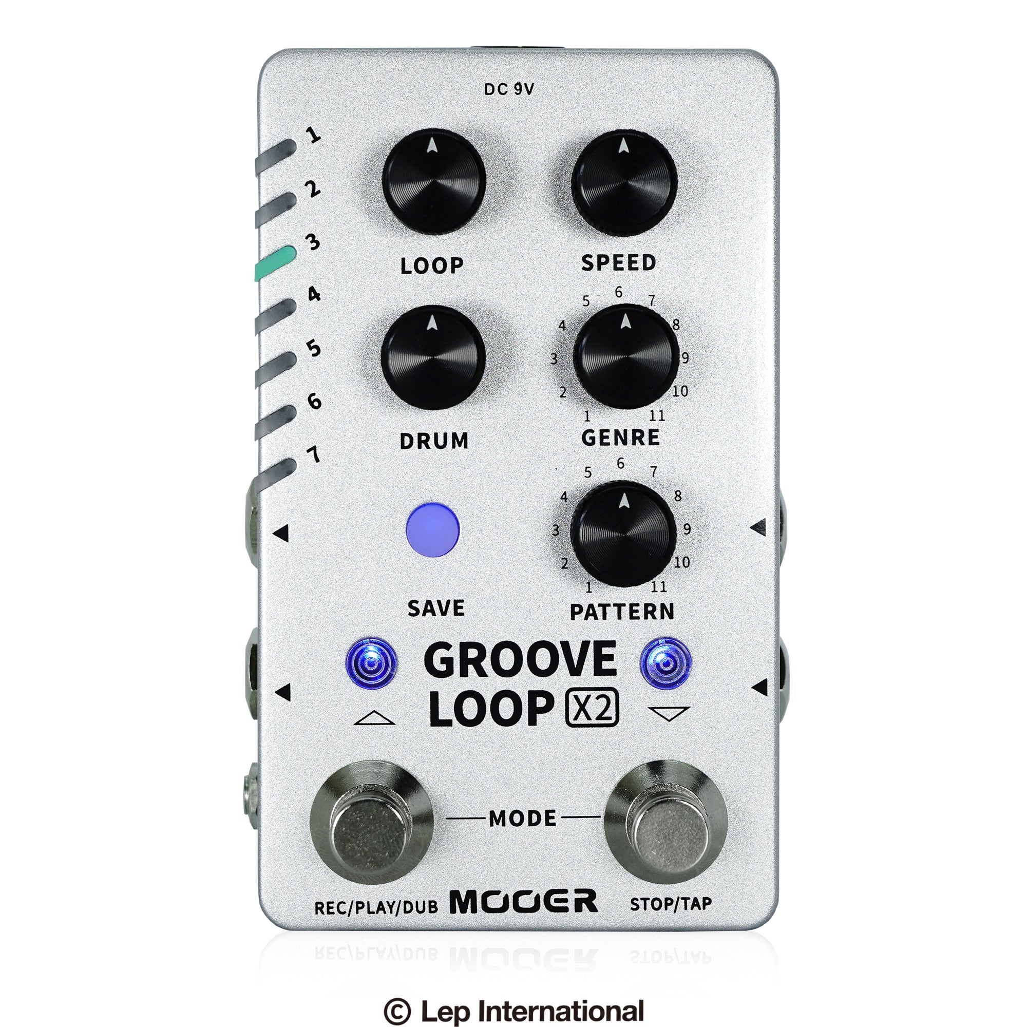 最落無し! Mooer　GROOVE LOOP X2　/ a45519　14のループを保存できるステレオループペダル！　1円