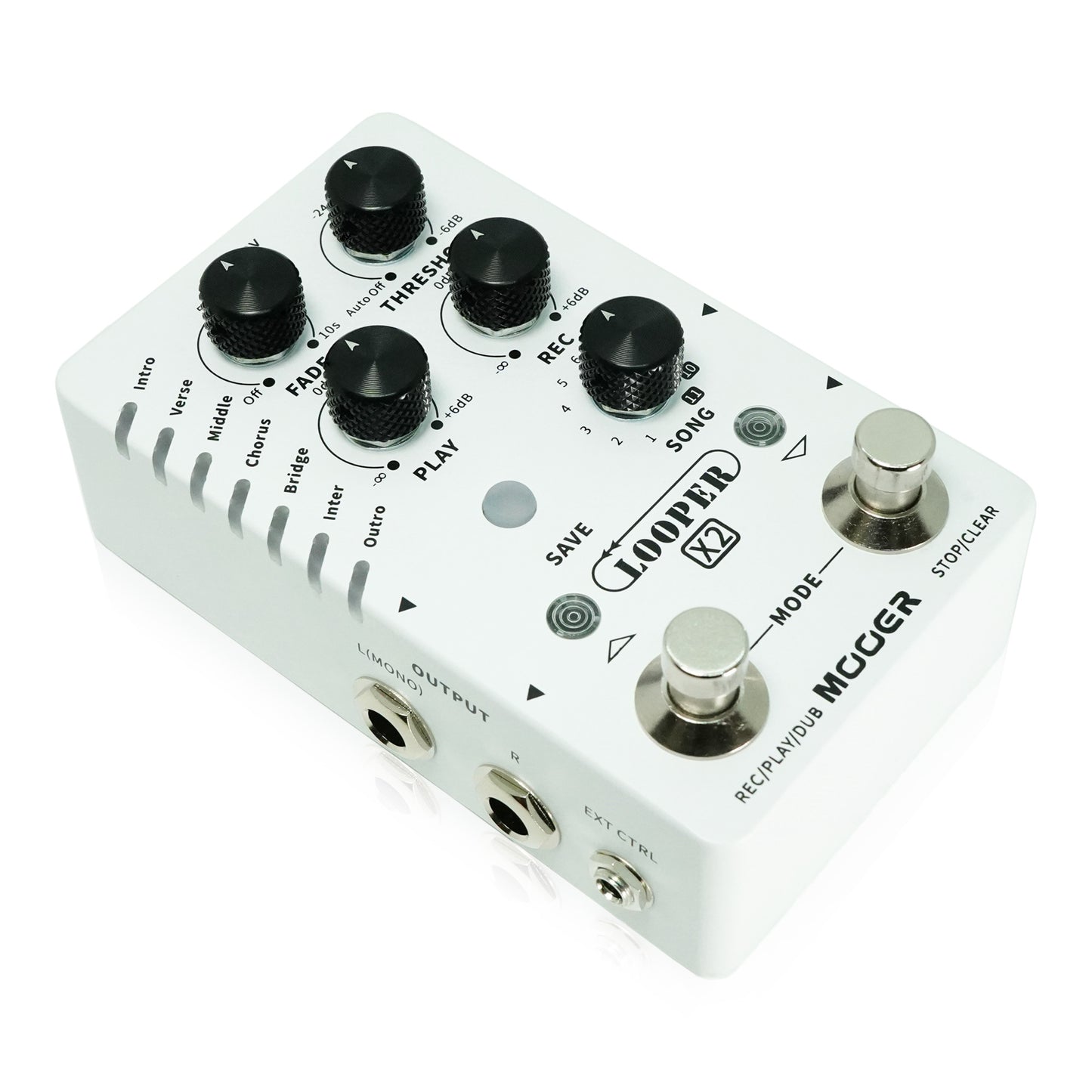 【11/20(木)16:00までフットスイッチハット付属】Mooer LOOPER X2