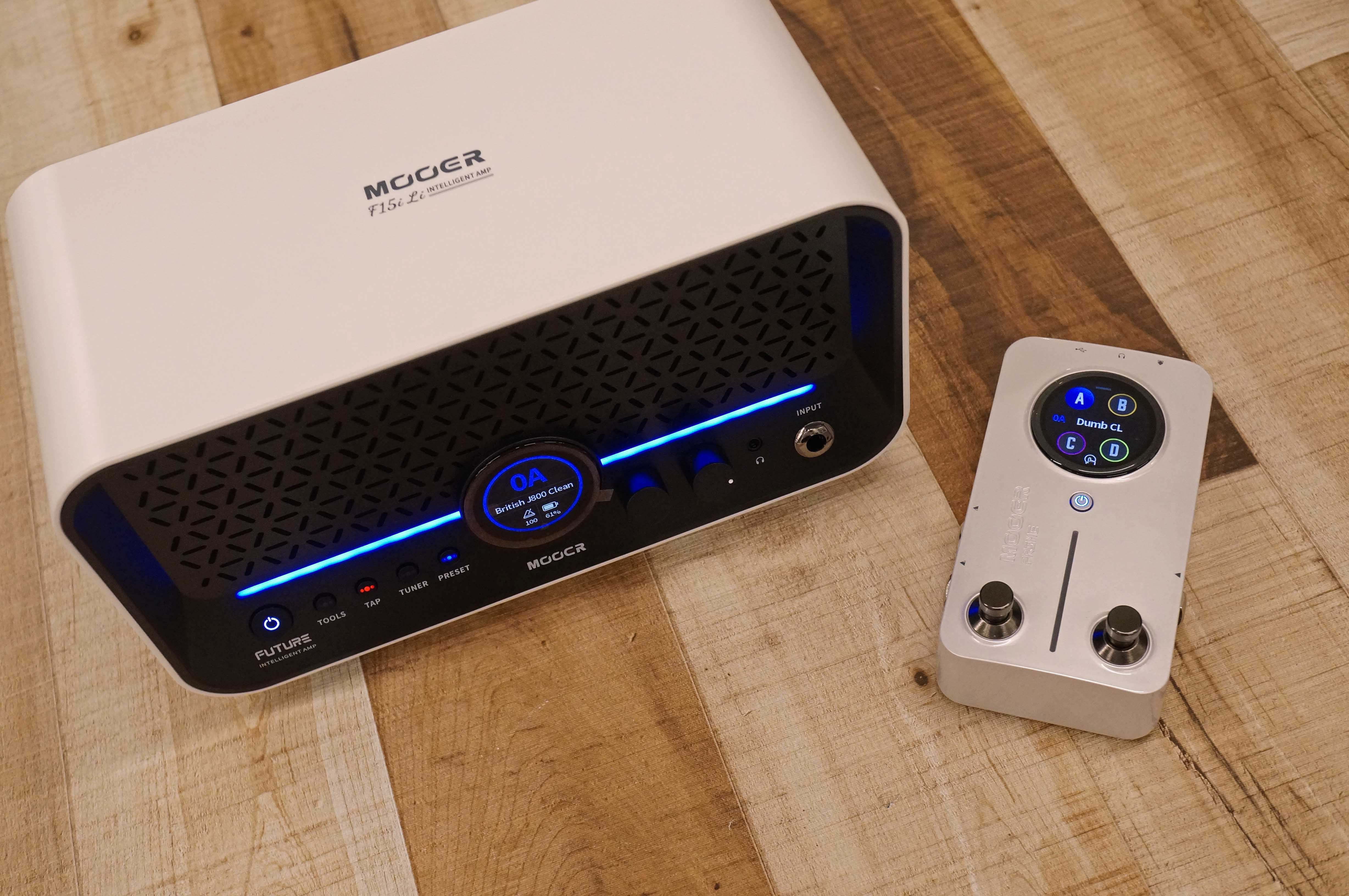 コンパクトで多機能なデスクトップ＋ポータブルアンプ、Mooer F15i Li