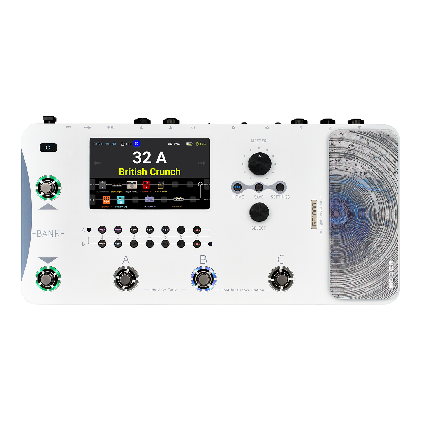 Mooer GE1000 White Mooer GE1000 White