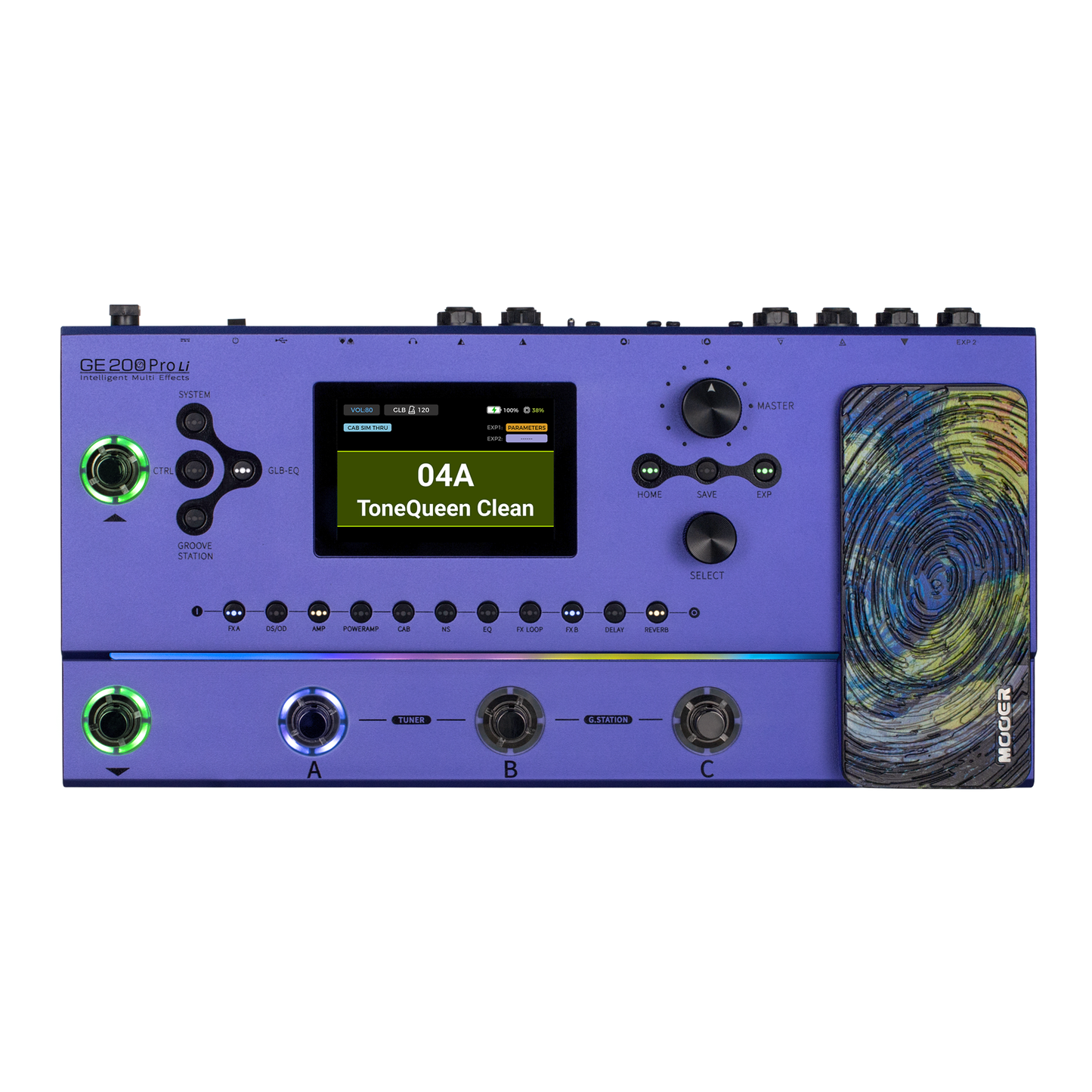 【本日限りの特価】MOOER GE200 マルチエフェクター Mooer GE200 Pro Li