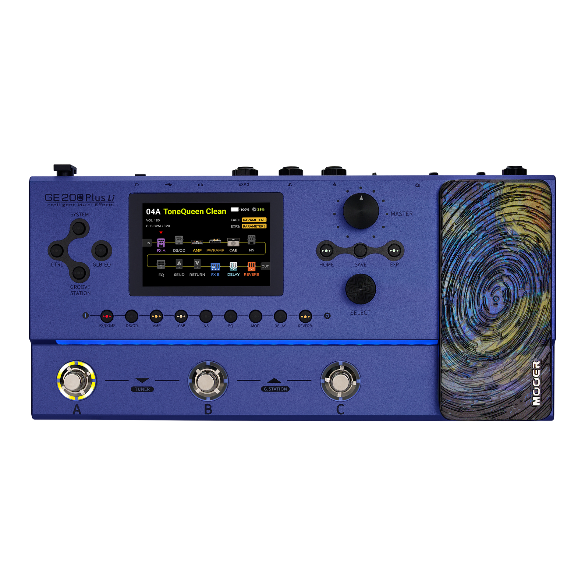 MOOER GE200 ギターエフェクター（おまけエフェクターケース） Mooer GE200 Plus