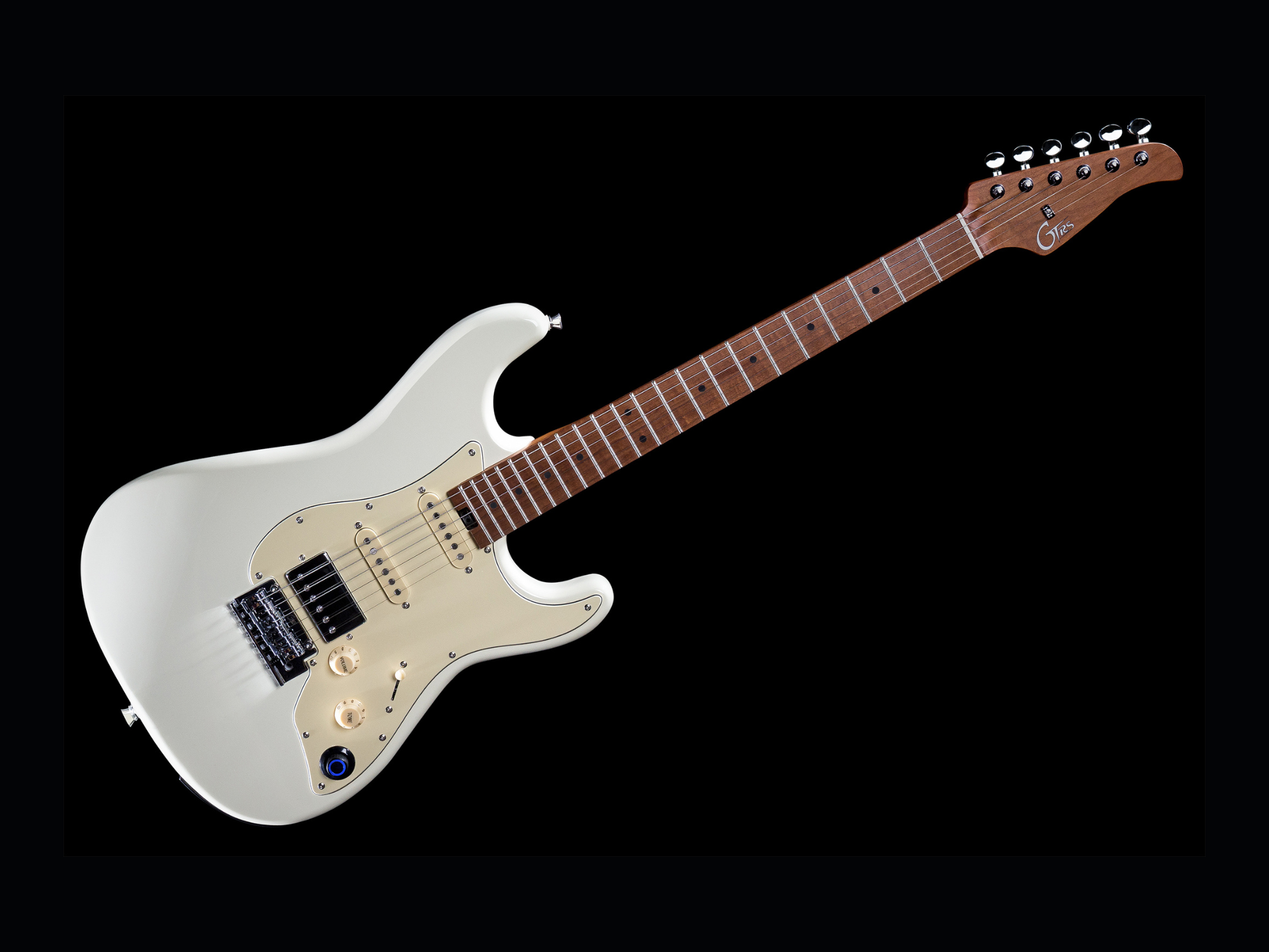 送料無料お得Mooer GTRS S801 White + フットスイッチ　 エレキギター ギター